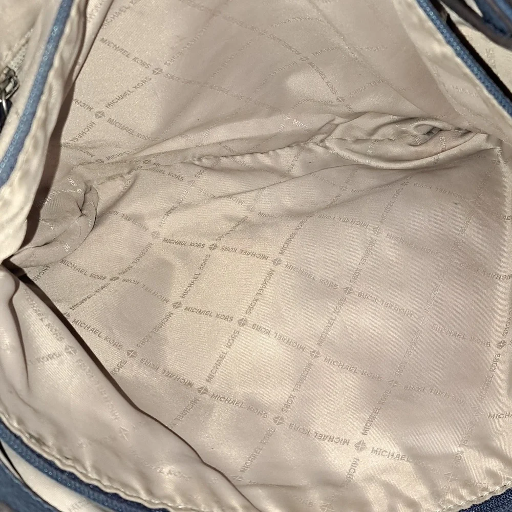 Michael Kors- Authentic Navy Leather Bag